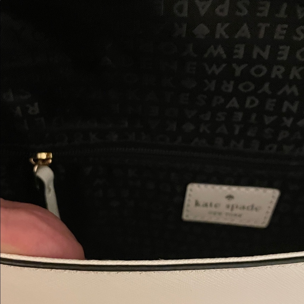 Kate Spade NWOT Elegant Black and White Crossbody Bag - Picture 9 of 15